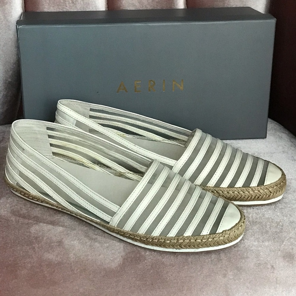 NEW AERIN ESPADRILLE FLAT SLIP ON, 9.5